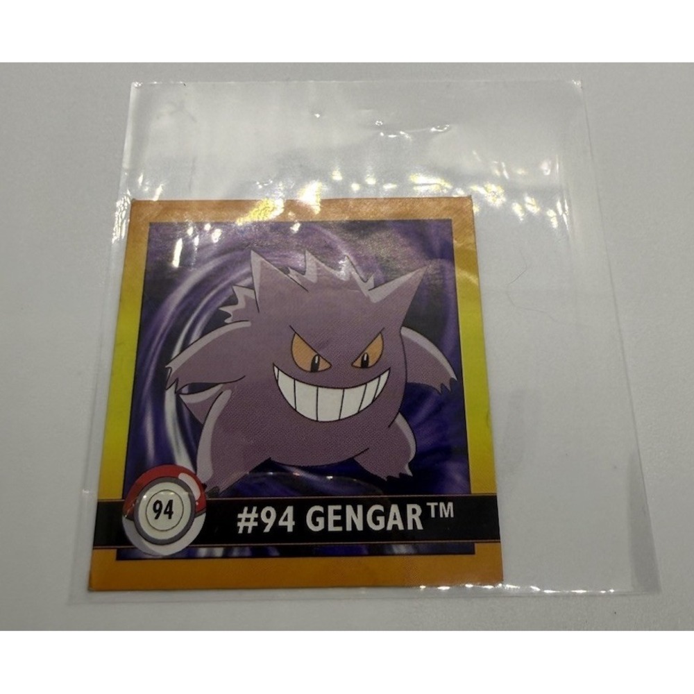 Vintage Pokémon Artbox Action Flipz #94 Gengar Paper Card Nintendo 2"x2"